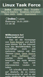 Mobile Screenshot of linuxtaskforce.de